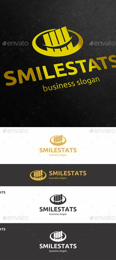 Happy Marketing Stats Logo, Logo Templates | GraphicRiver