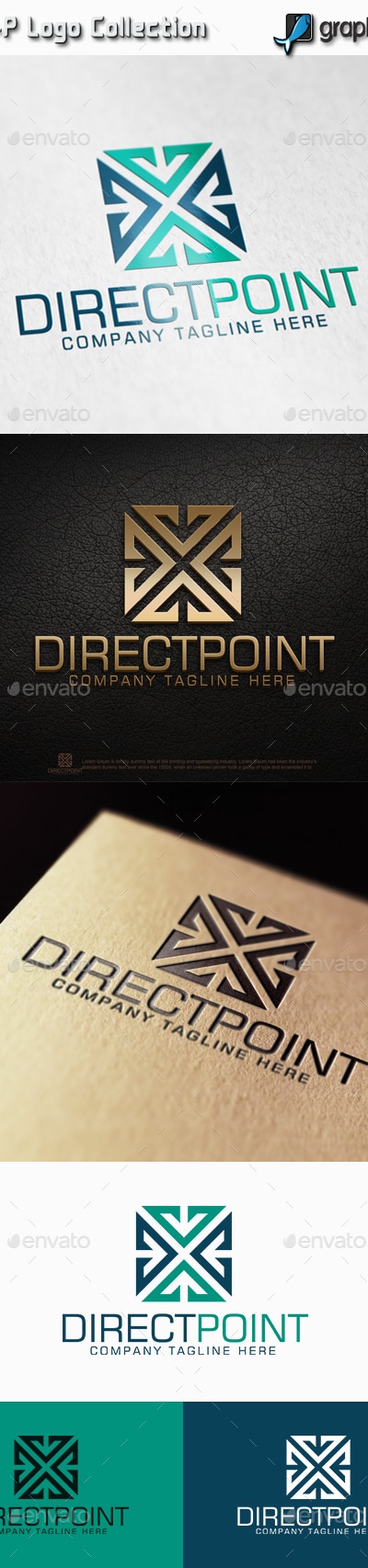 Direct point Logo, Logo Templates | GraphicRiver