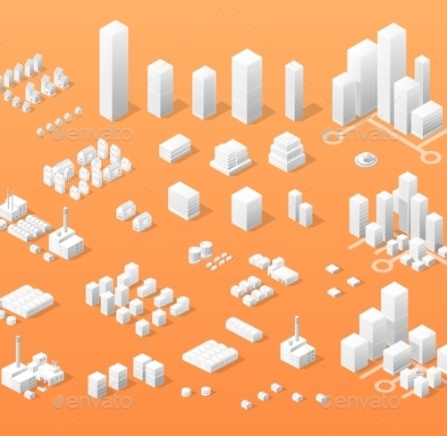 Print Vector Isometric , Vectors | GraphicRiver