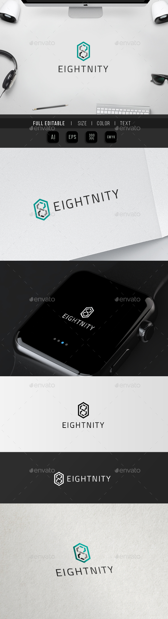 8 Infinity Logo, Logo Templates | GraphicRiver