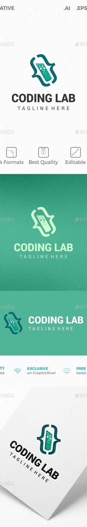 Coding Lab, Logo Templates | GraphicRiver