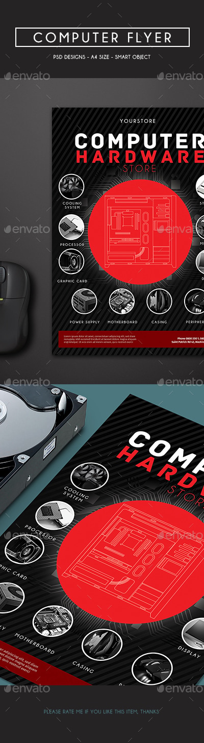 Computer Flyer, Print Templates | GraphicRiver
