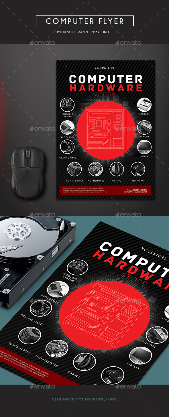 Computer Flyer, Print Templates | GraphicRiver