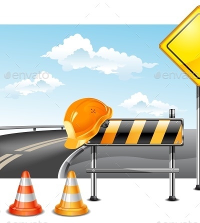 Road Construction , Vectors | GraphicRiver