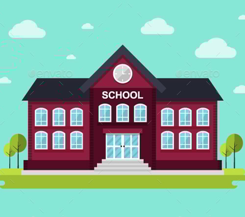 School, Vectors | GraphicRiver