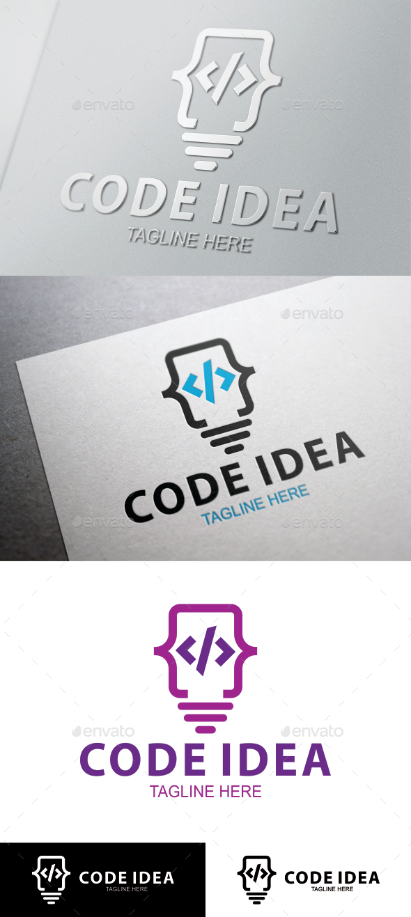 Code Idea Logo, Logo Templates | GraphicRiver