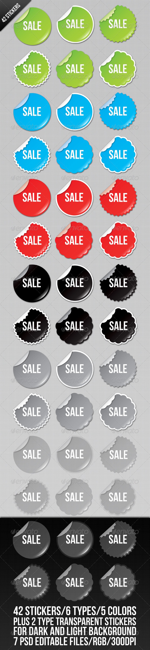 Stickers, Web Elements | GraphicRiver