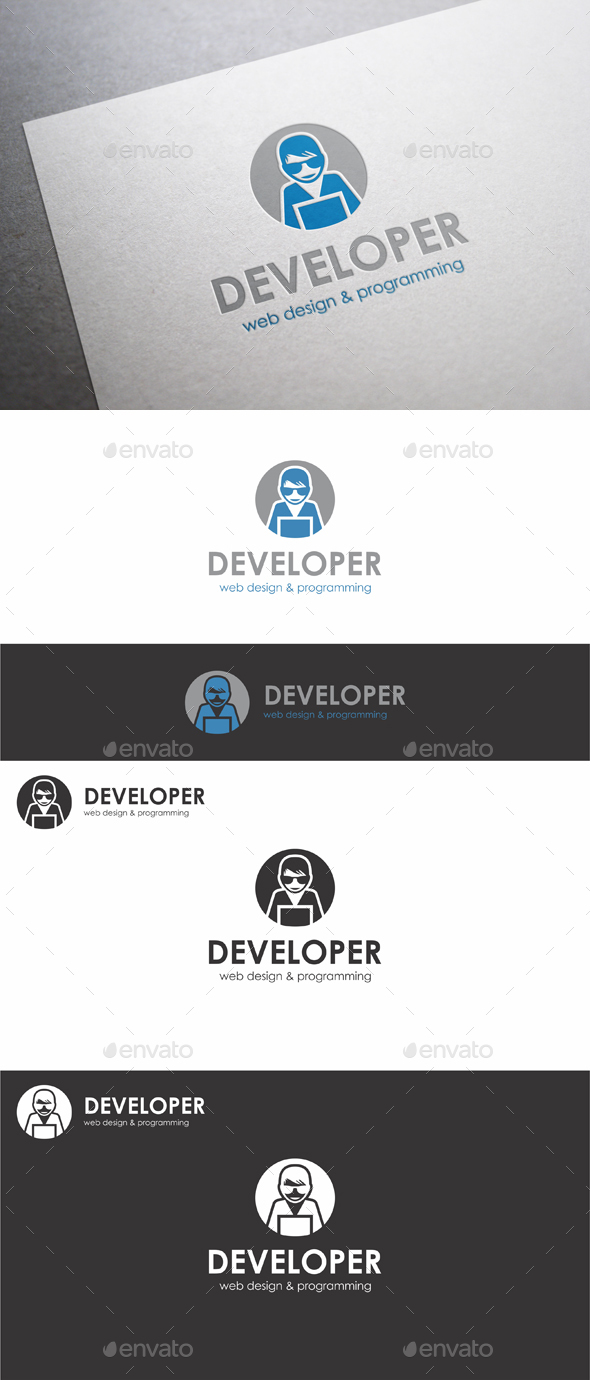 Developer Logo, Logo Templates | GraphicRiver