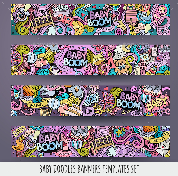 Baby Banners Design Templates, Vectors | GraphicRiver