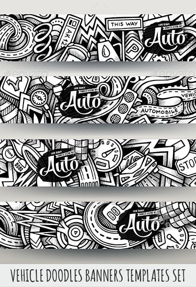 Vehicle Banners Design Templates, Vectors | GraphicRiver