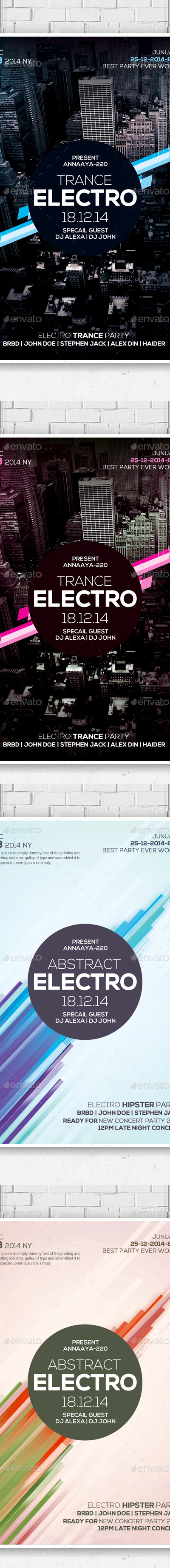 Abstract Flyers Bundle, Print Templates | GraphicRiver