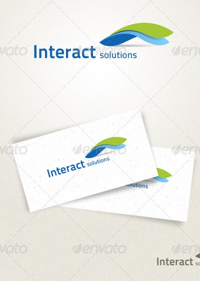 Interact Solutions Logo, Logo Templates | GraphicRiver
