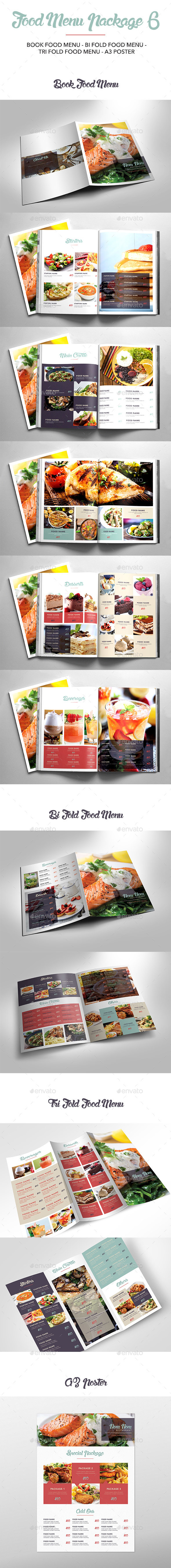 Food Menu Package 6, Print Templates | GraphicRiver