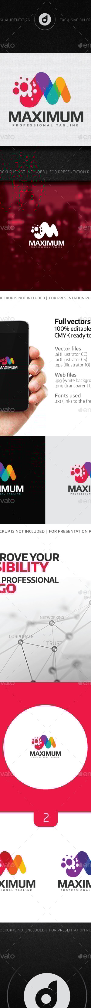 Maximum Logo, Logo Templates | GraphicRiver