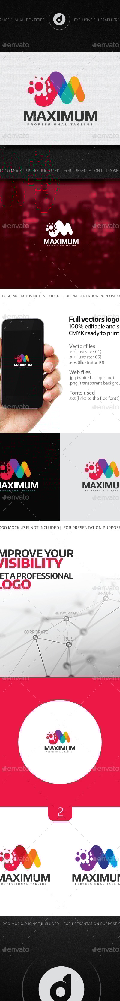 Maximum Logo, Logo Templates | GraphicRiver