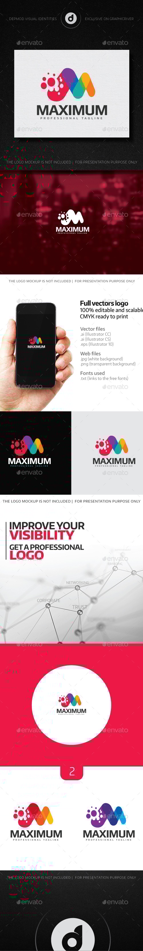 Maximum Logo, Logo Templates | GraphicRiver