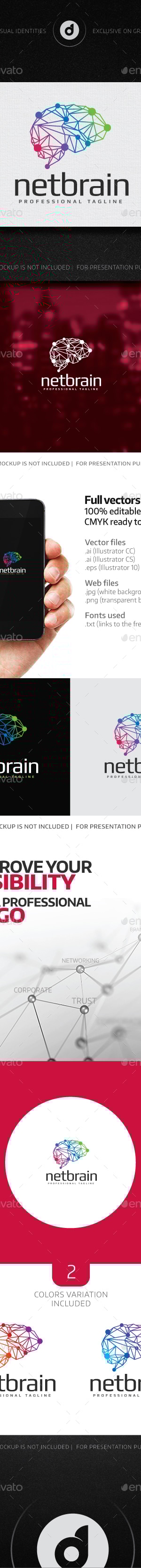 NetBrain Logo, Logo Templates | GraphicRiver