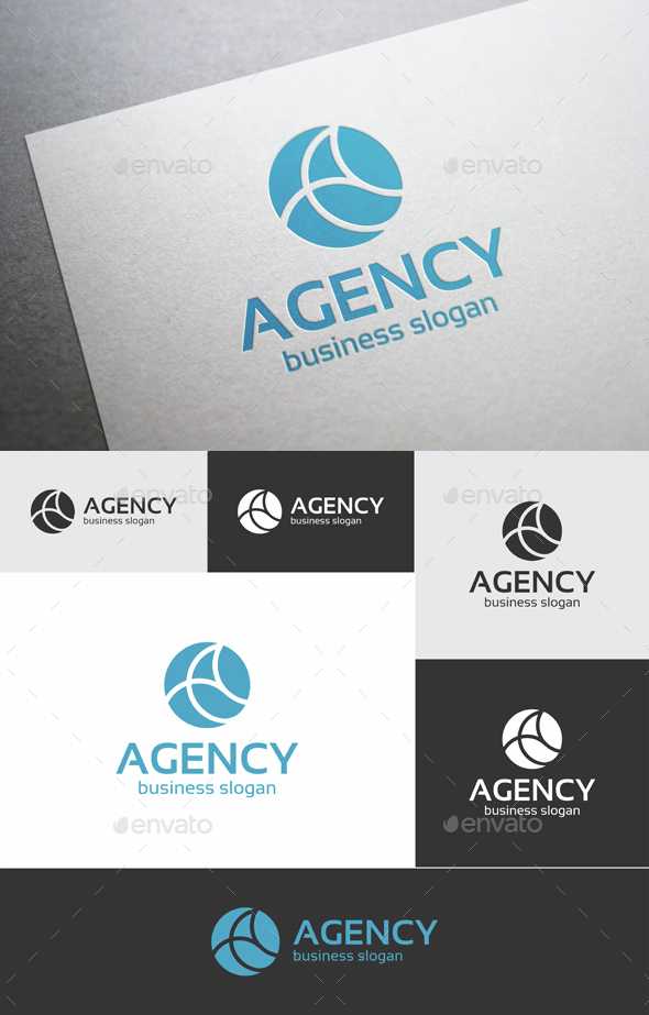 Agency Logo - Abstract Letter A, Logo Templates | GraphicRiver