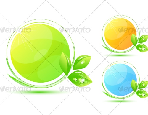 Environmental symbols, Vectors | GraphicRiver