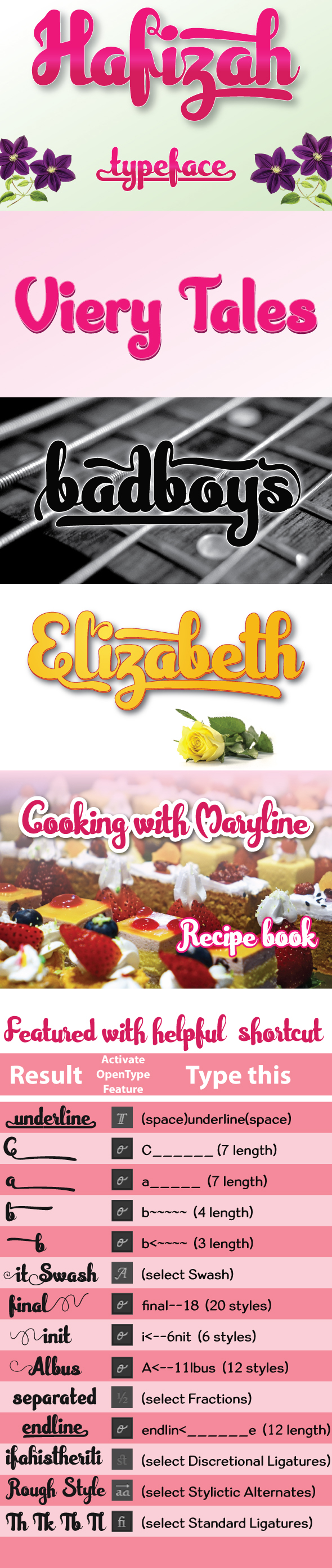 Hafizah, Fonts | GraphicRiver