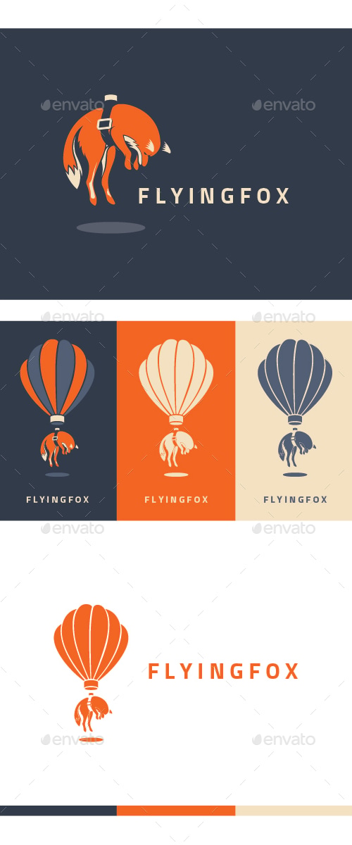 Flying Fox, Logo Templates | GraphicRiver