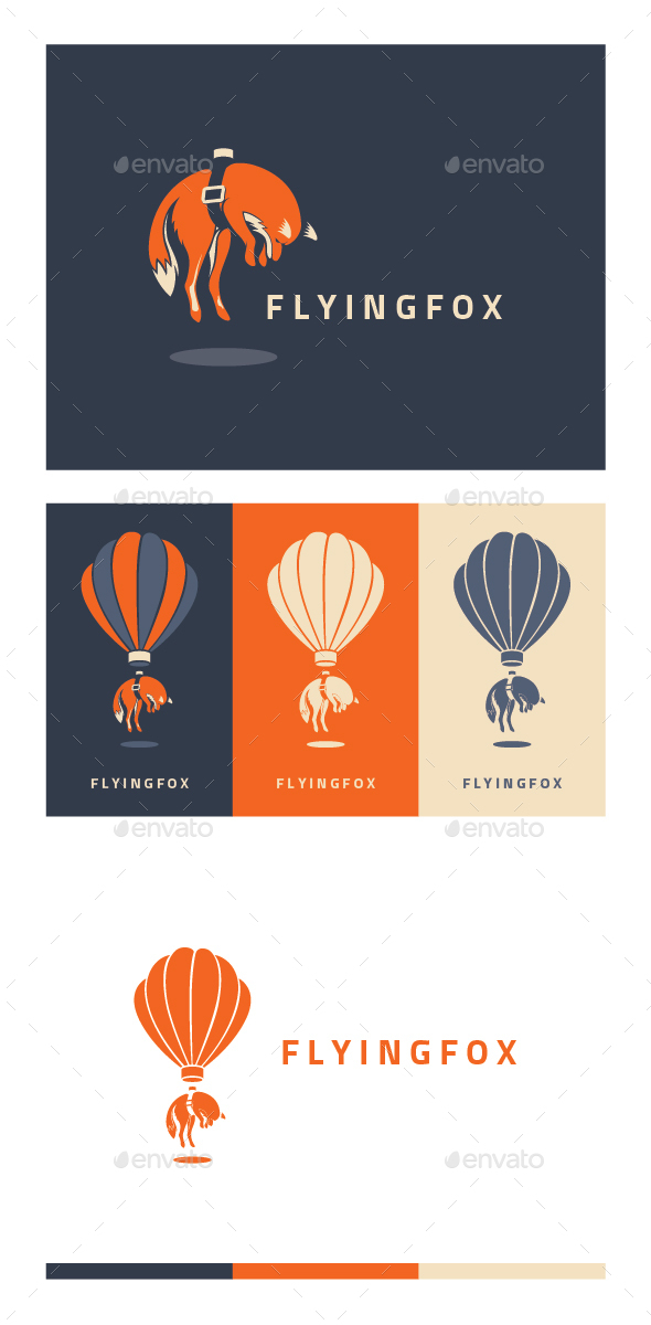 Flying Fox, Logo Templates | GraphicRiver