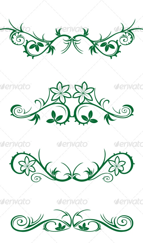 Vector decorations, Vectors | GraphicRiver