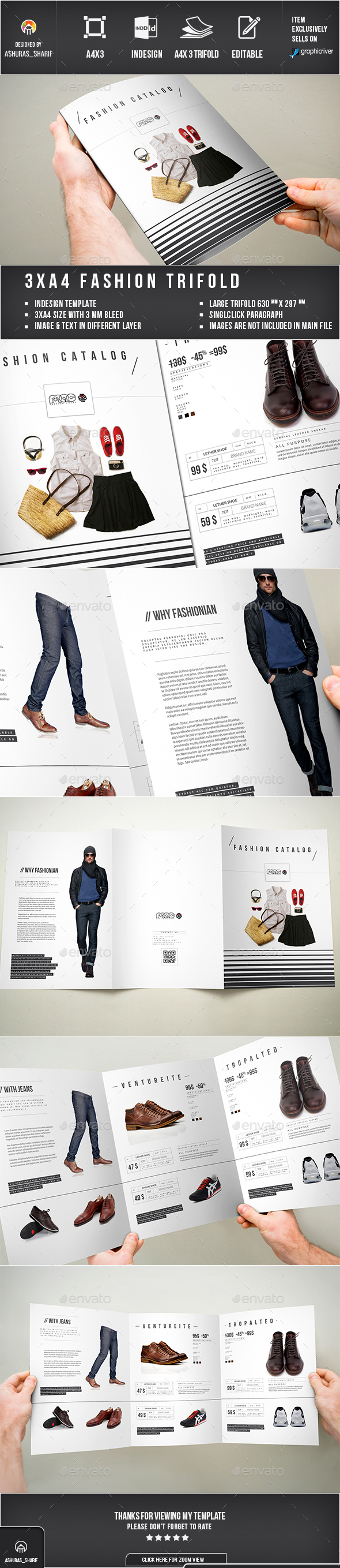 Trifold Product Catalog, Print Templates | GraphicRiver