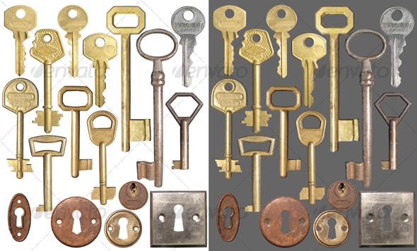 Keys Set, Isolated Objects | GraphicRiver