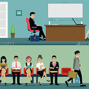 Interview, Vectors | GraphicRiver