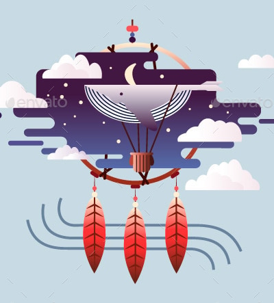 Dream Abstract Design Flat, Vectors | GraphicRiver