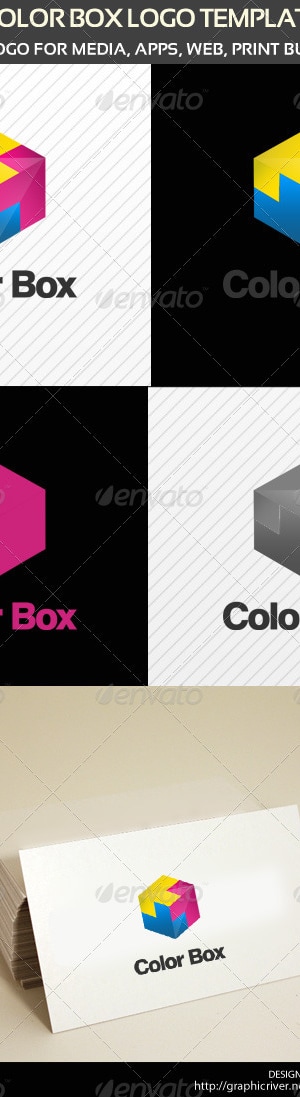 Color Box Logo Template, Logo Templates | GraphicRiver