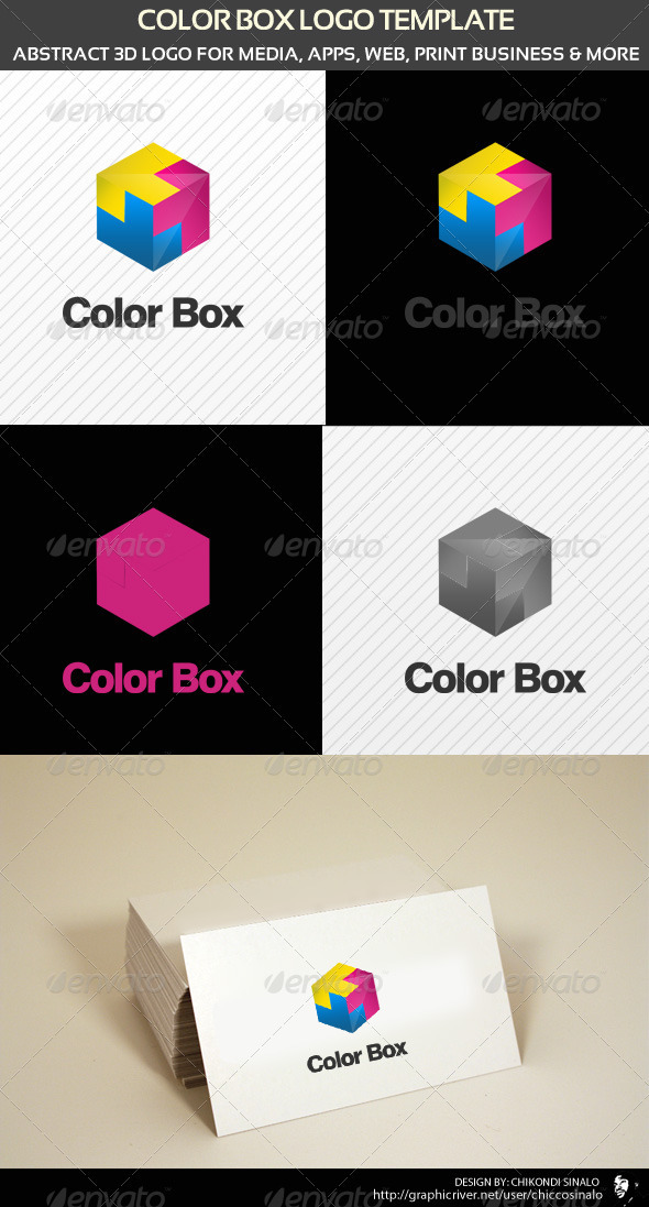 Color Box Logo Template, Logo Templates | GraphicRiver