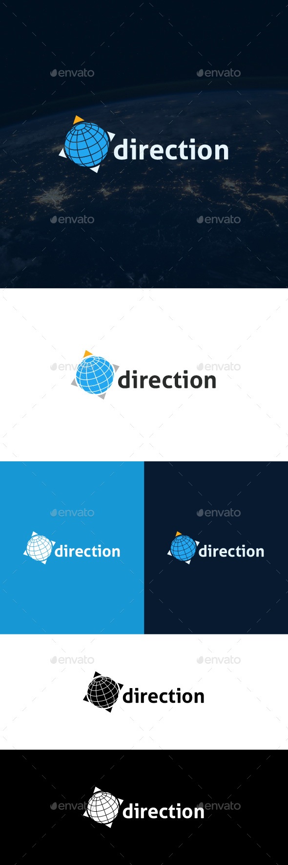 Direction Logo Template, Logo Templates | GraphicRiver