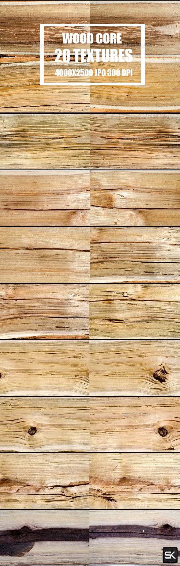Wood Core Textures 2, Textures | GraphicRiver