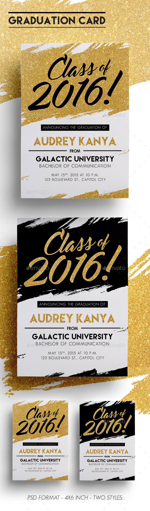 Graduation Card, Print Templates | GraphicRiver Graduation Card, Print Templates | GraphicRiver