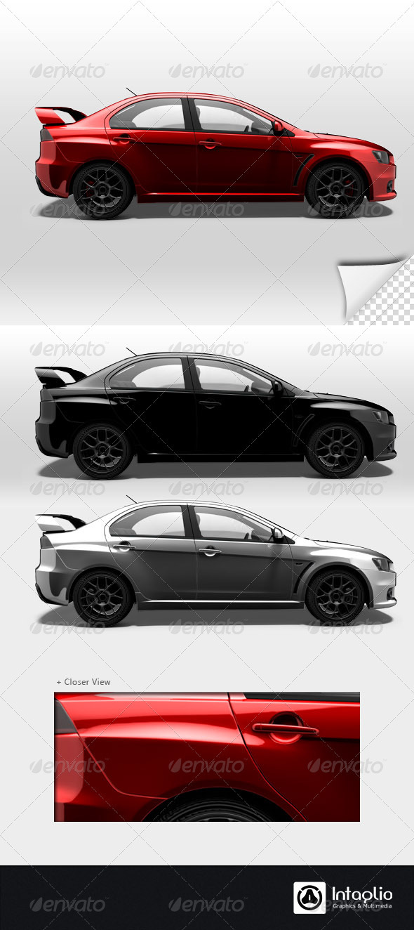 Red Rally Car Render 002, Graphics | GraphicRiver