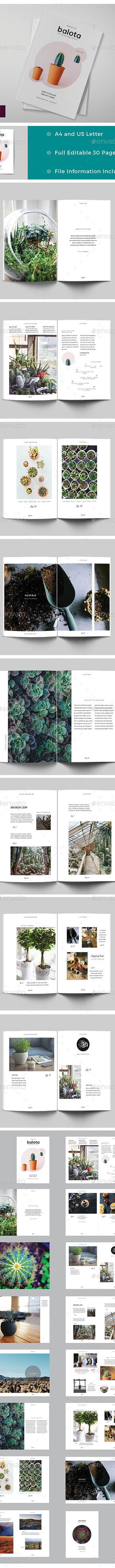 Balota Magazine / Portfolio, Print Templates | GraphicRiver