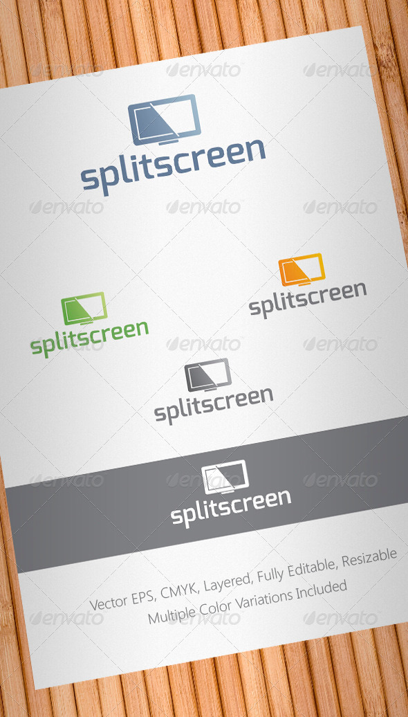 Split Screen Logo Template, Logo Templates | GraphicRiver