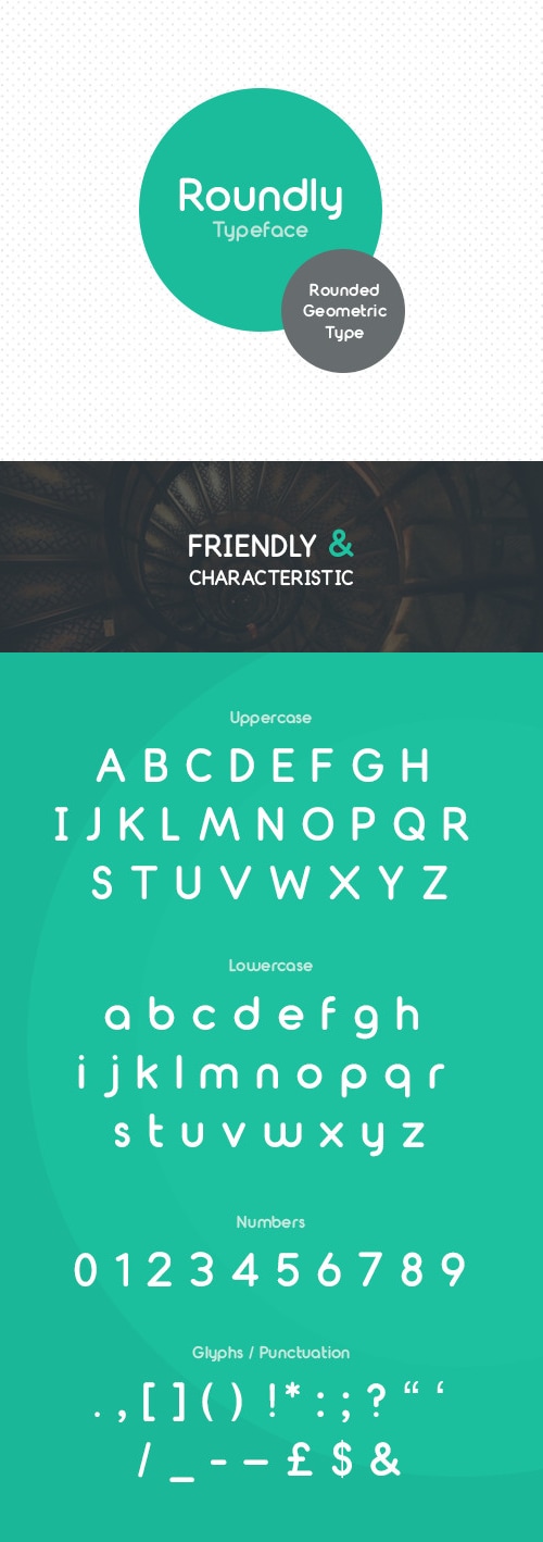 Roundly Typeface, Fonts | GraphicRiver