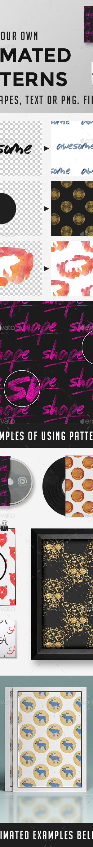 Animated Patterns Creation Kit, Graphics | GraphicRiver