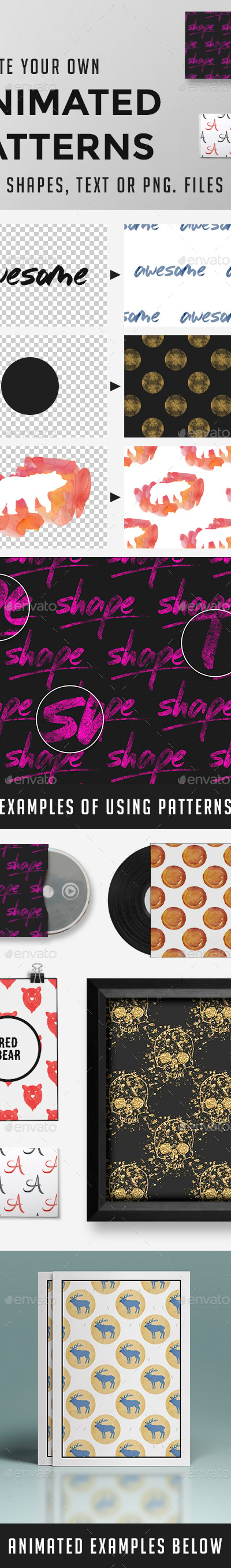 Animated Patterns Creation Kit, Graphics | GraphicRiver
