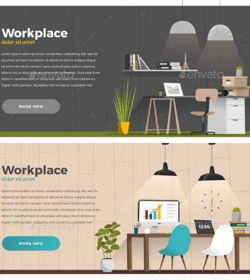 Two Banner For Web Design, Vectors | GraphicRiver