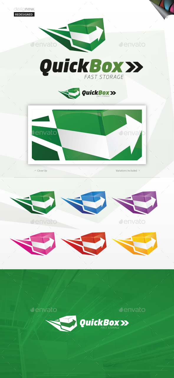 Quick Box, Logo Templates | GraphicRiver