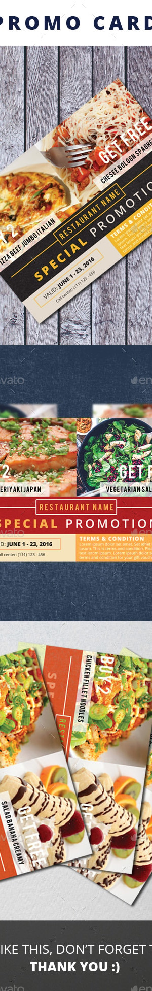 Promotion Card, Print Templates | GraphicRiver