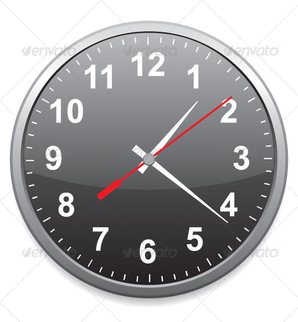 Generic School or Office Clock, Vectors | GraphicRiver