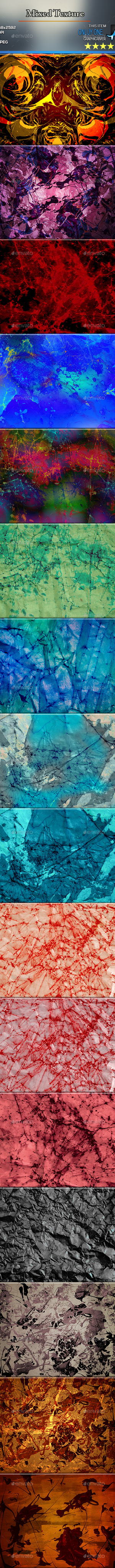 16 Mixed Texture, Textures | GraphicRiver