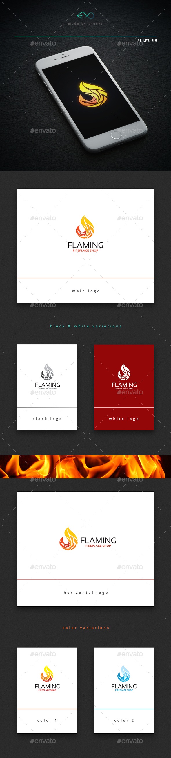 Flaming, Logo Templates | GraphicRiver