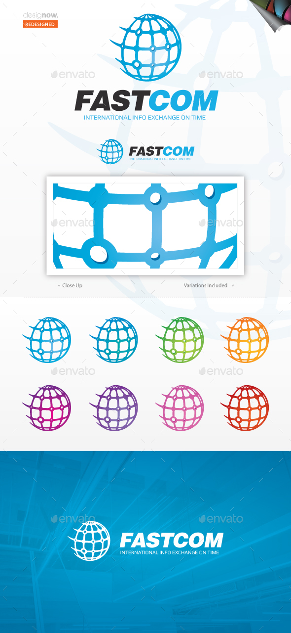 Fast Com Logo, Logo Templates | GraphicRiver