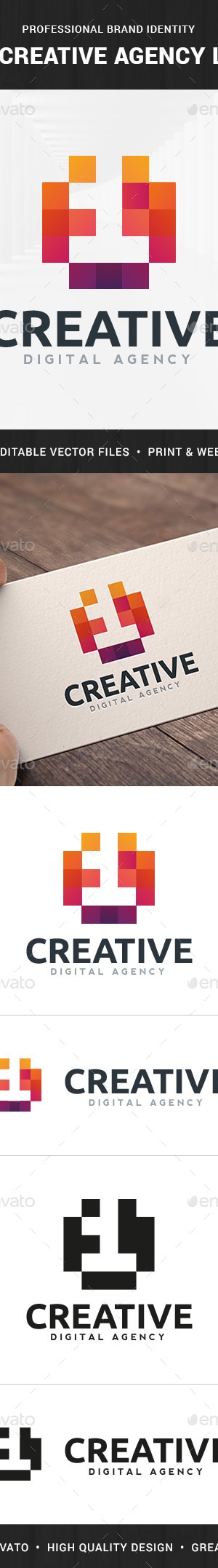 One Creative Agency Logo, Logo Templates | GraphicRiver